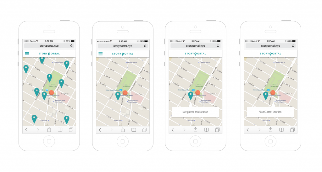 Storyportal Map Screens